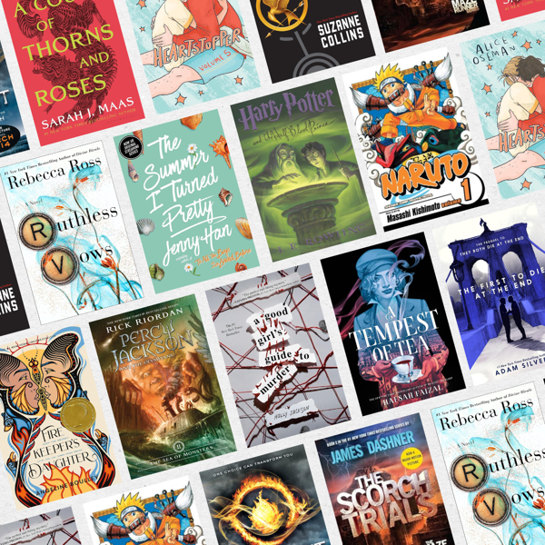 Top 50 Young Adult Books Checked Out in 2024 So Far