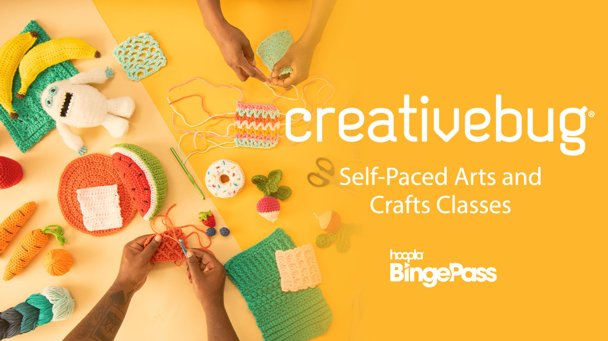 Creativebug is Hoopla's newest BingePass!